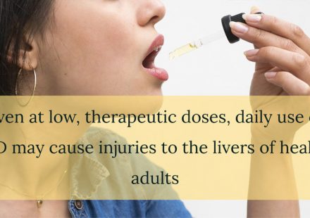 Cannabidiol usage is correlated with marker of liver damage in healthy adults