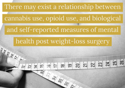 The influence of independent or combined cannabis and opioids use on depression and anxiety in weight loss surgery patients