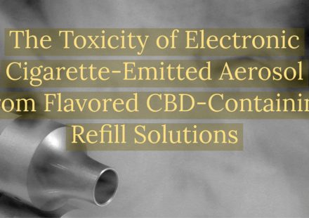 Acute Effect of Electronic Cigarette Generated Aerosol From Flavored CBD Containing Refill Solutions on Human Bronchial Epithelial Cells
