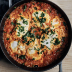 image of cannabis-infused shakshuka cooked