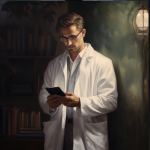 Doctor contrasting the practice of deep reading with digital content consumption