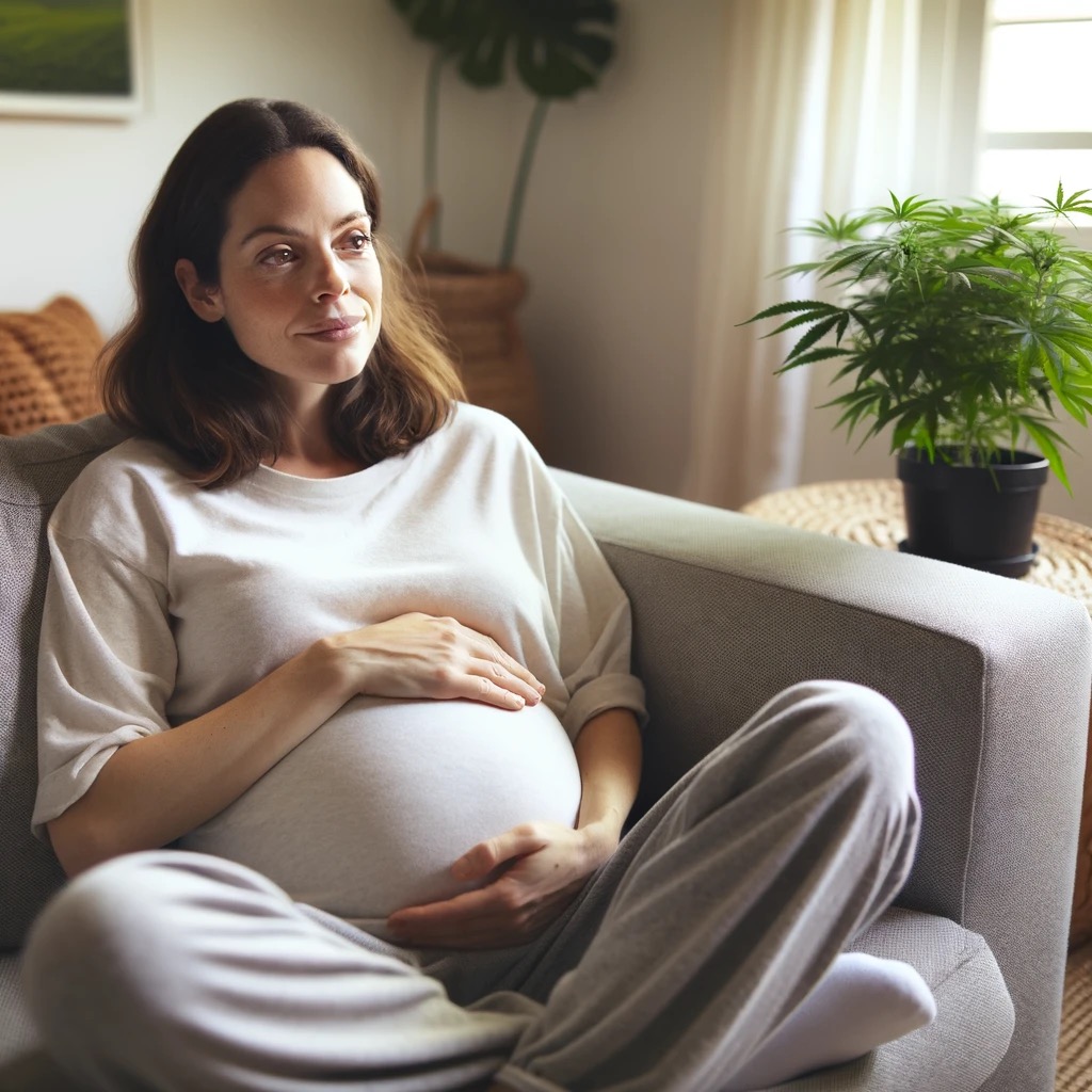 Pregnant woman considering cannabis use