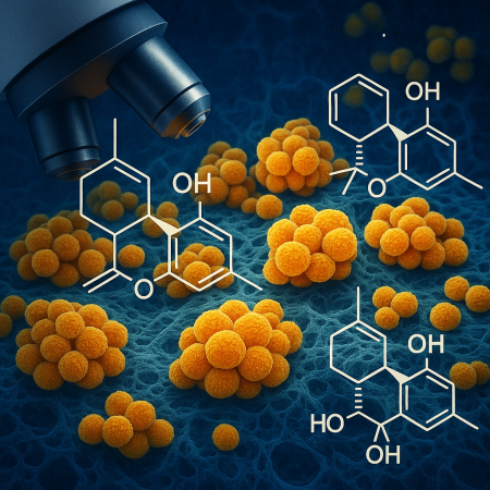 CBN cannabinoid reduces MRSA biofilm viability