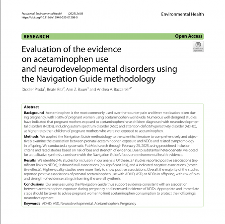 Prada, Ritz, Bauer, and Baccarelli published a comprehensive systematic review in Environmental Health