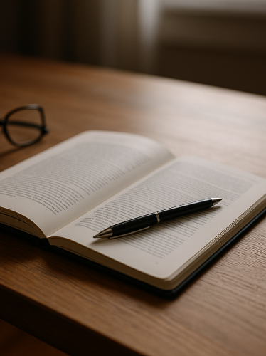 Physician reviewing medical literature during analysis of the JAMA cannabis review