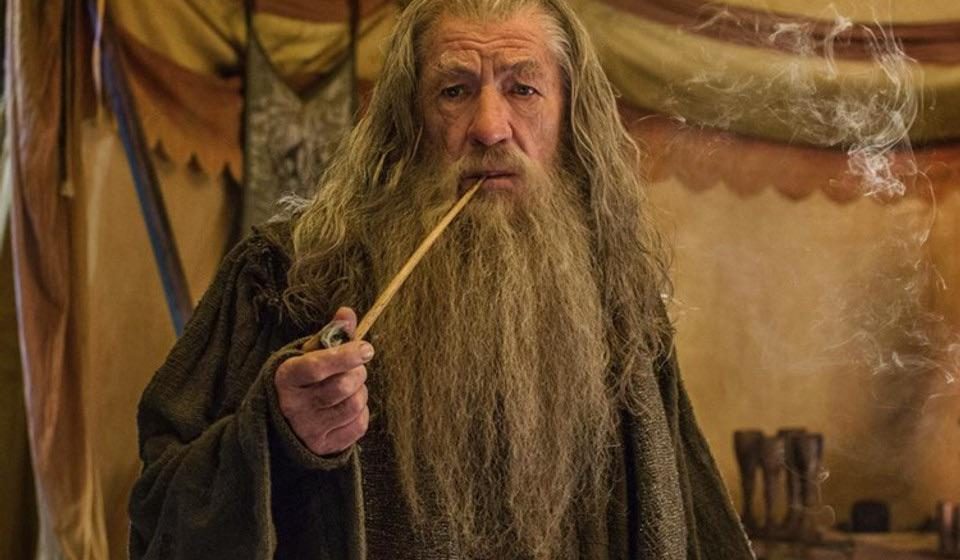anyone smoked weed out of a long pipe like gandalf