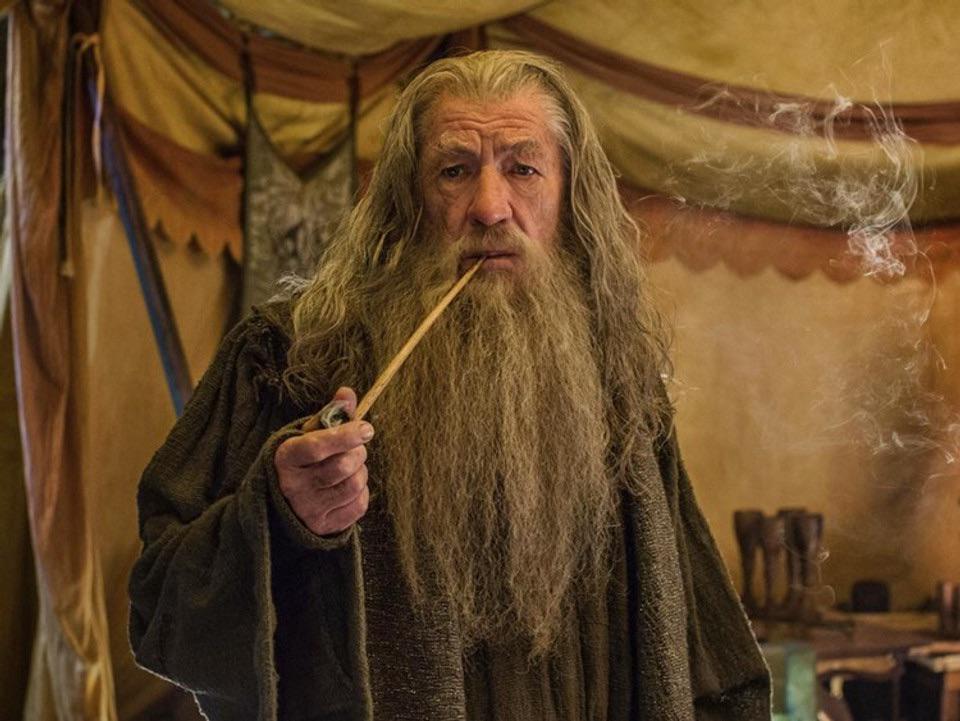 anyone smoked weed out of a long pipe like gandalf