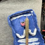 Made a ash tray with clay lol
