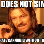 One Does Not Simply