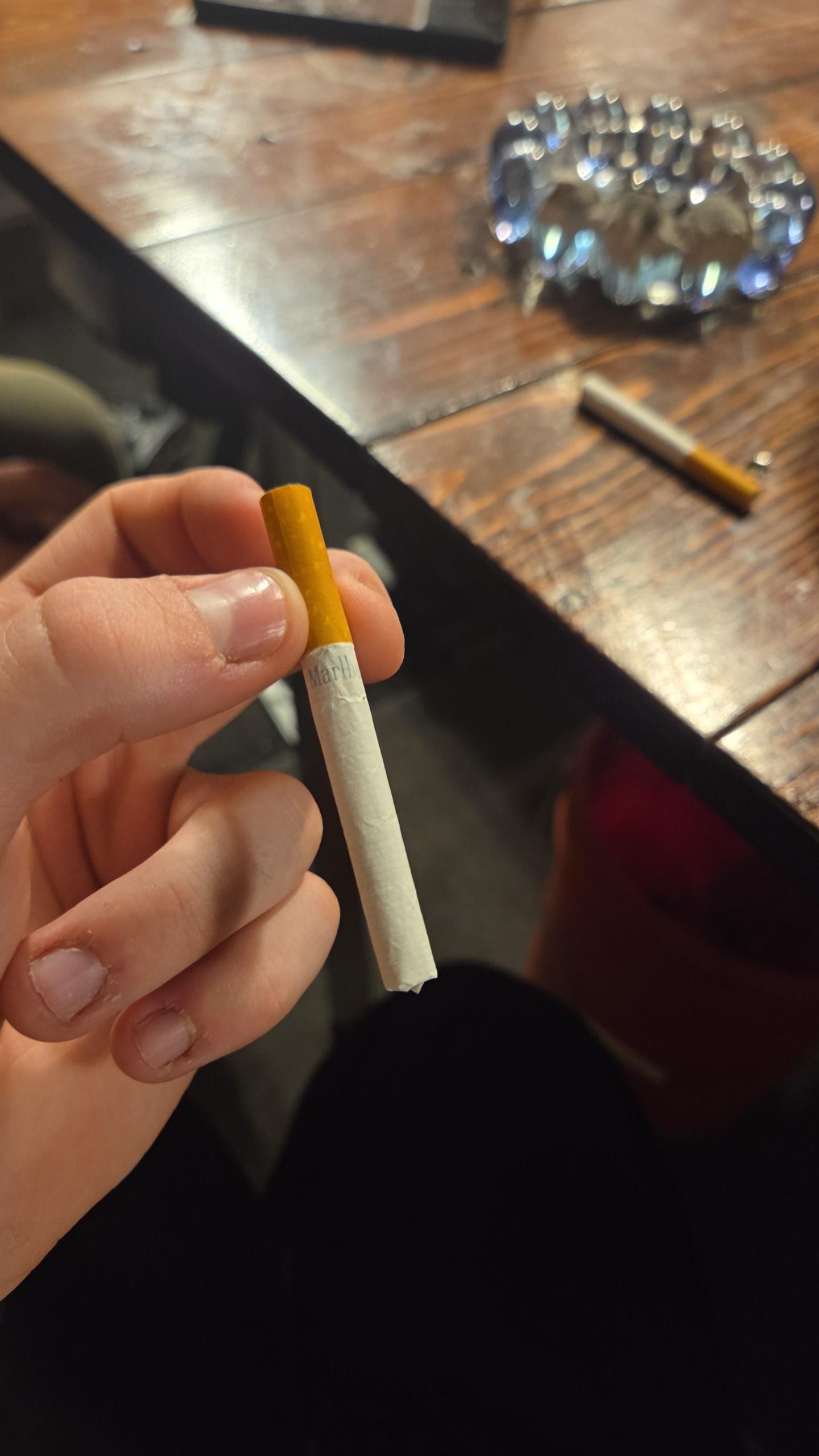 Gutted two Marlboros and made some j's