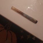 I was already having a stressful day, and then I dropped my shower joint, extinguishing it beyond any relighting. Please