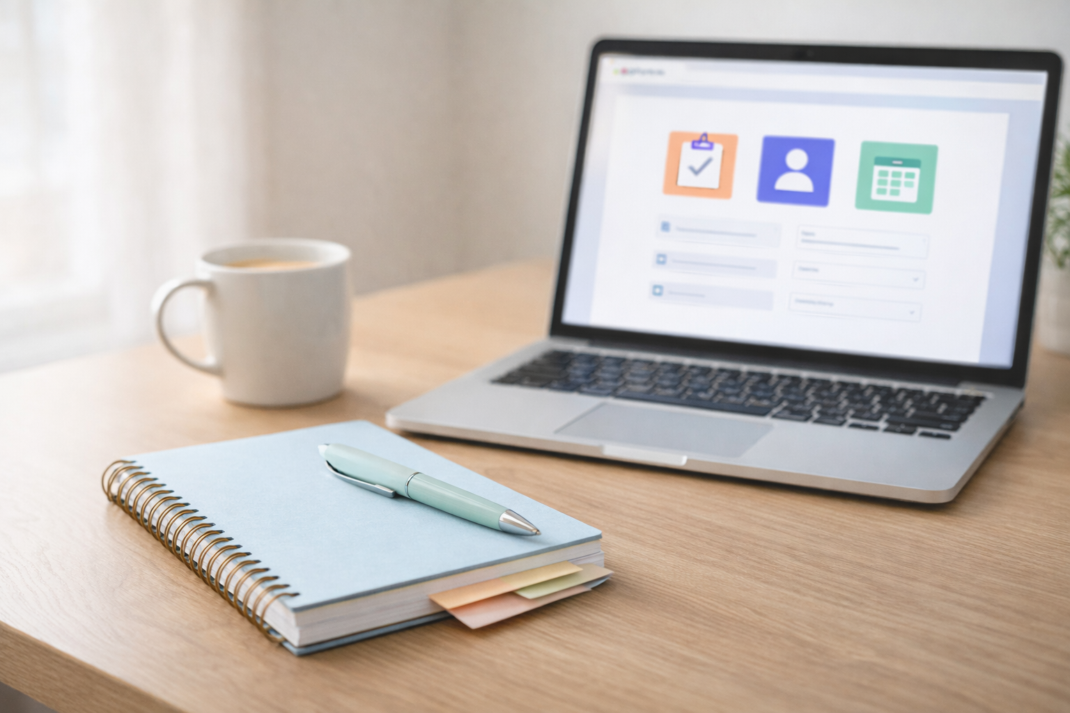 Online medical intake and booking