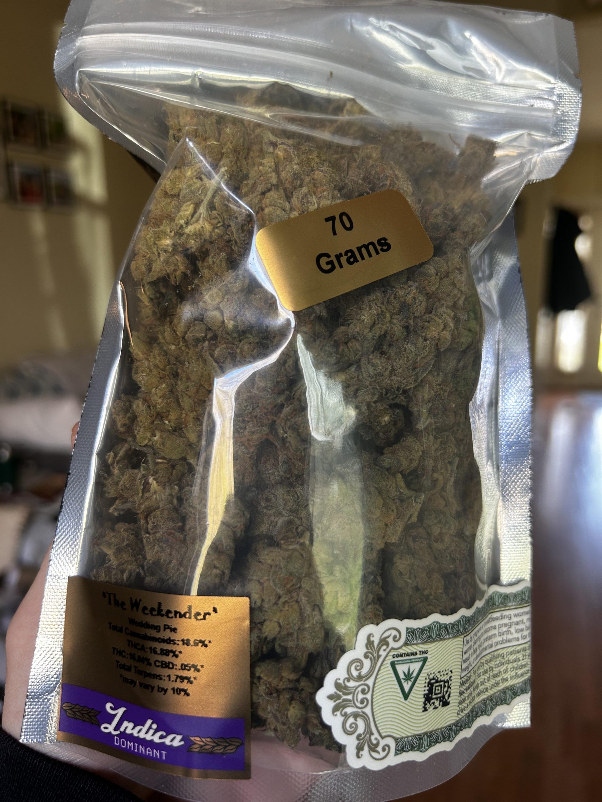 Picked the golden egg at the shop today. Won 70 grams!