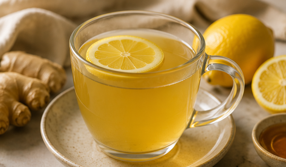 cannabis lemon ginger tea recipe featured ced clinic