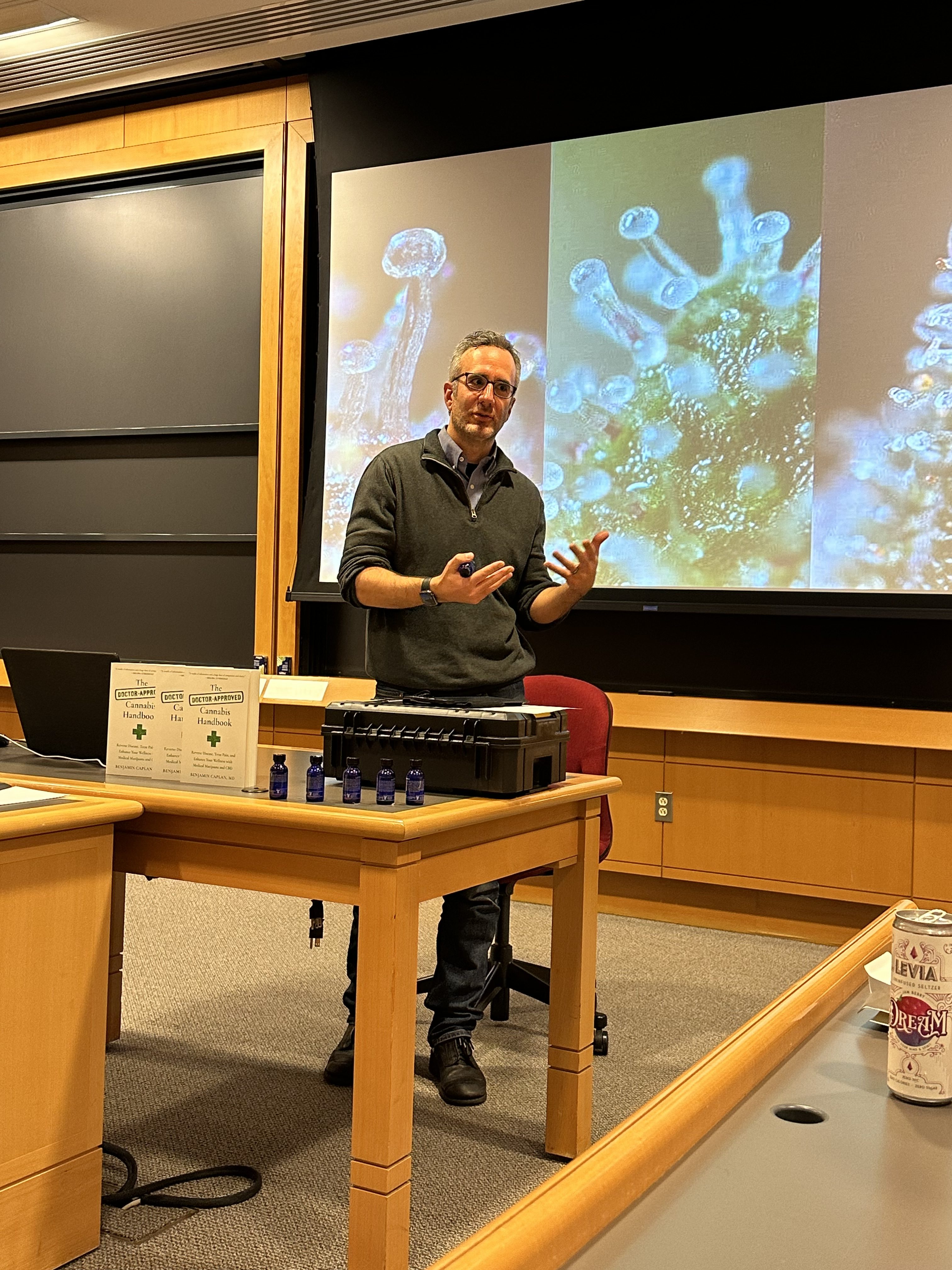 Dr. Benjamin Caplan, MD 2 Dr. Benjamin Caplan speaking at Harvard Business School