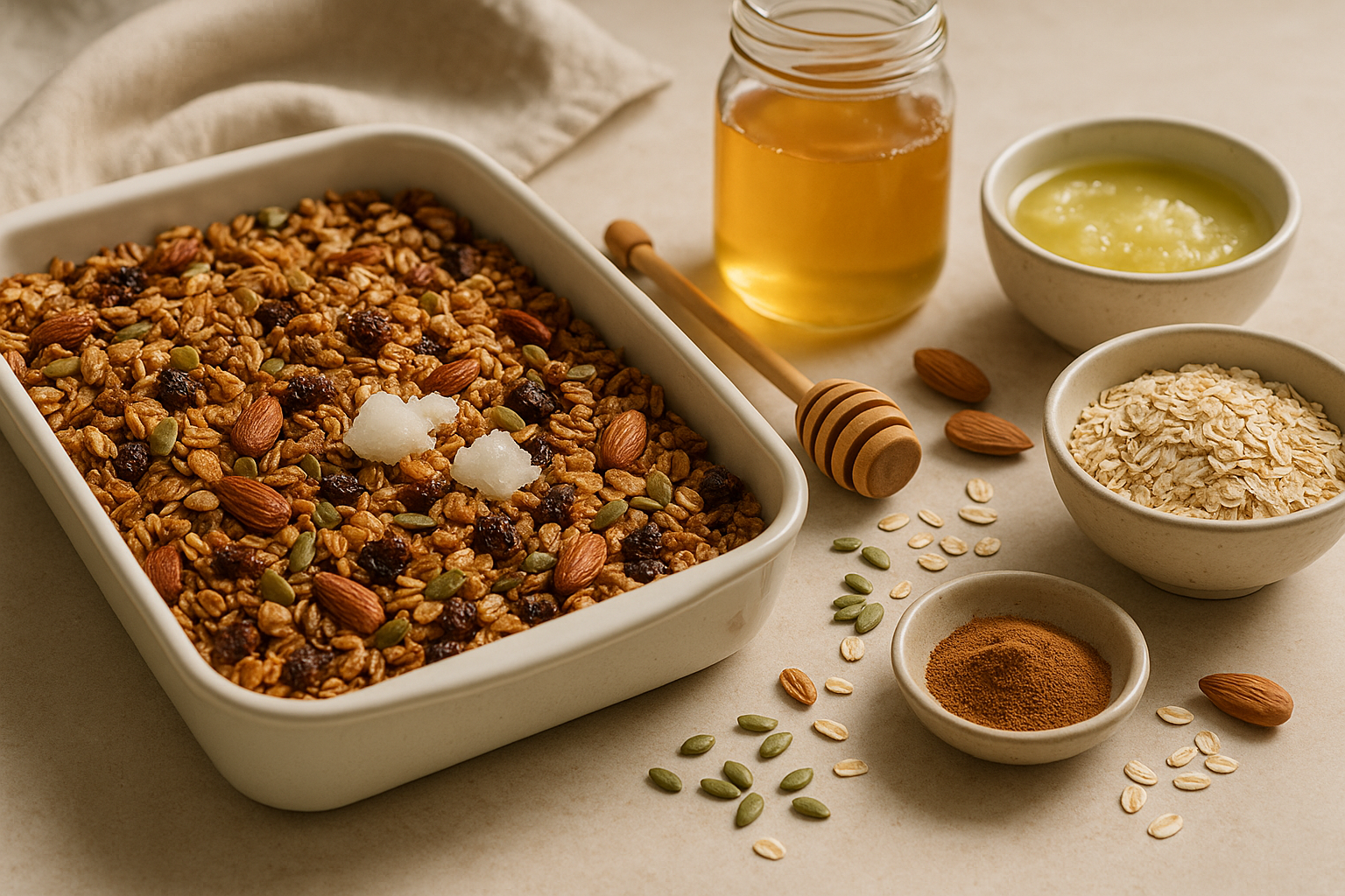 Cannabis Honey Baked Granola Recipe