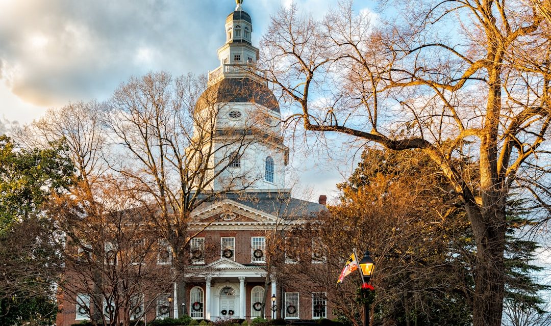 a large building with a clock tower on top of it